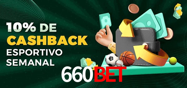 10% de bônus de cashback na 660bet